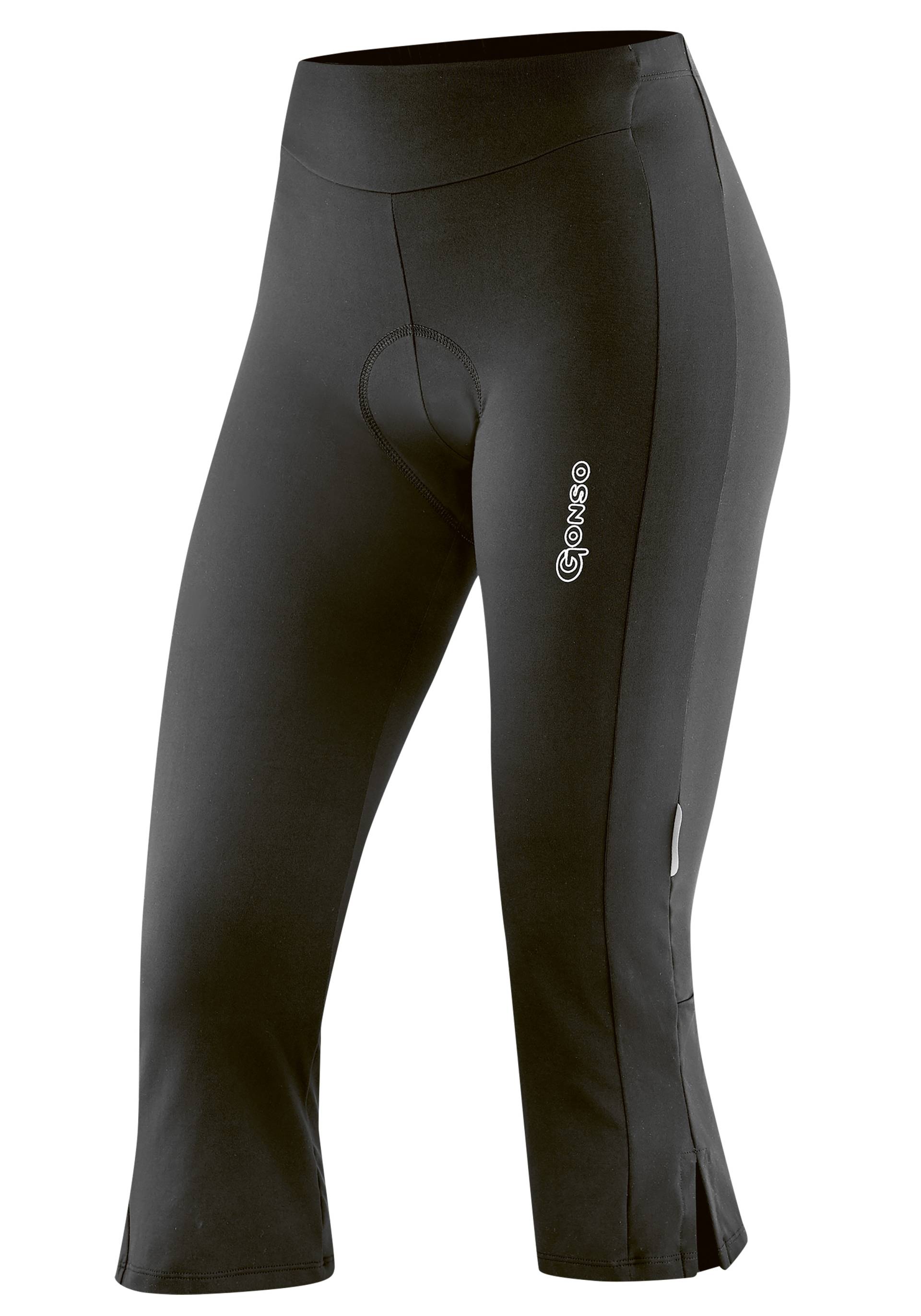 Gonso Fahrradhose »Essential Tight 3/4 Flared W«, Damen Radhose mit Sitzpolster, Radlerhose von Gonso