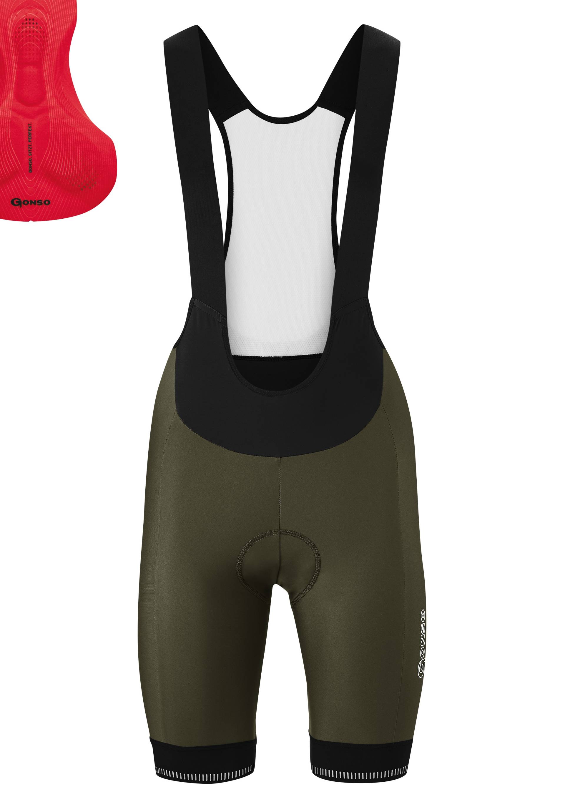 Gonso Fahrradhose »SITIVO W BIB«, Damen Rennradhose mit innovativem Sitzpolsterkonzept Gonso Fahrradhose »SITIVO W BIB«, Damen Rennradhose mit innovativem Sitzpolsterkonzept von Gonso