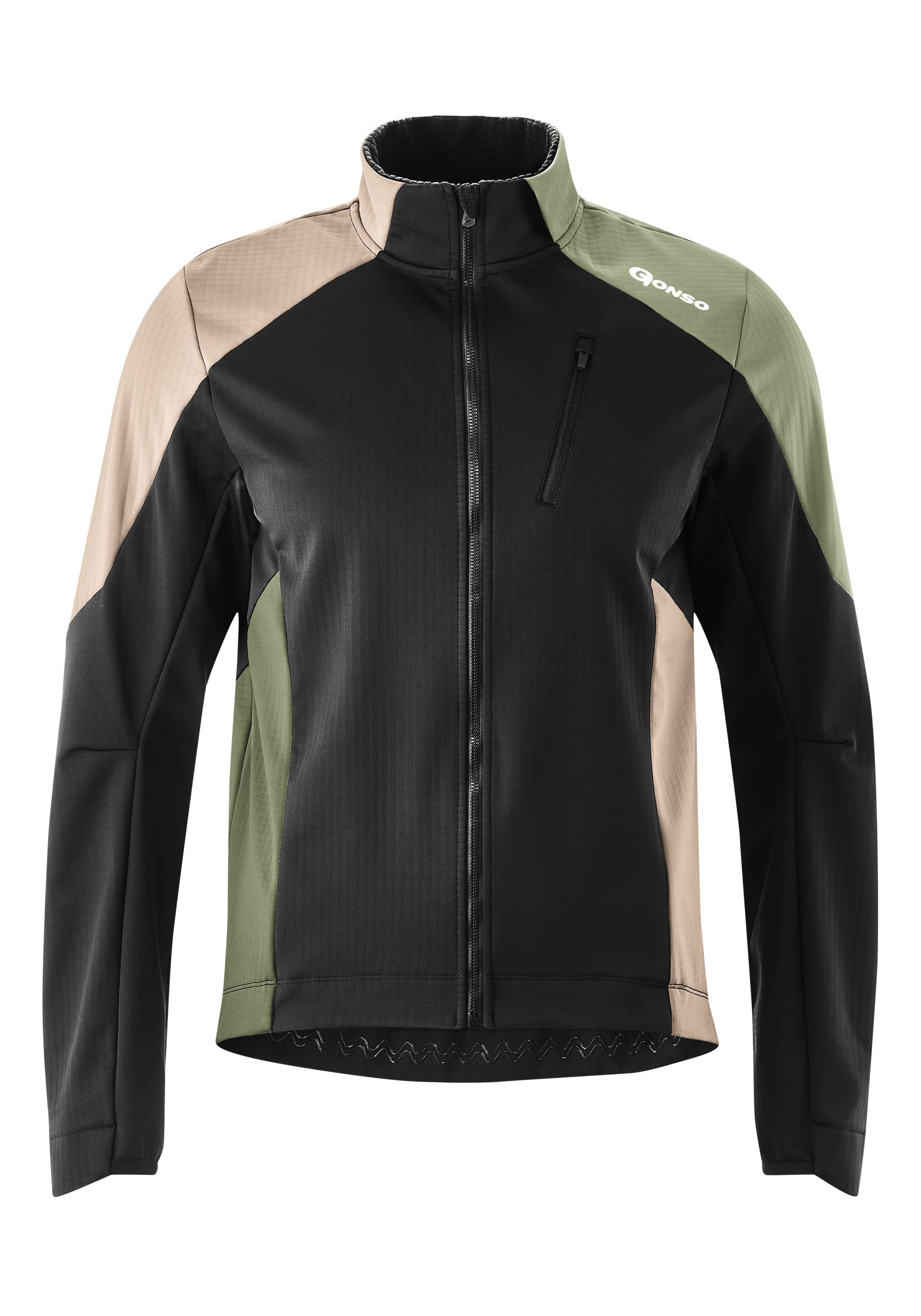 Gonso Fahrradjacke »TRAIL JACKET SOFTSHELL M«, Wasserabweisend, strapazierfähig, atmungsaktiv von Gonso