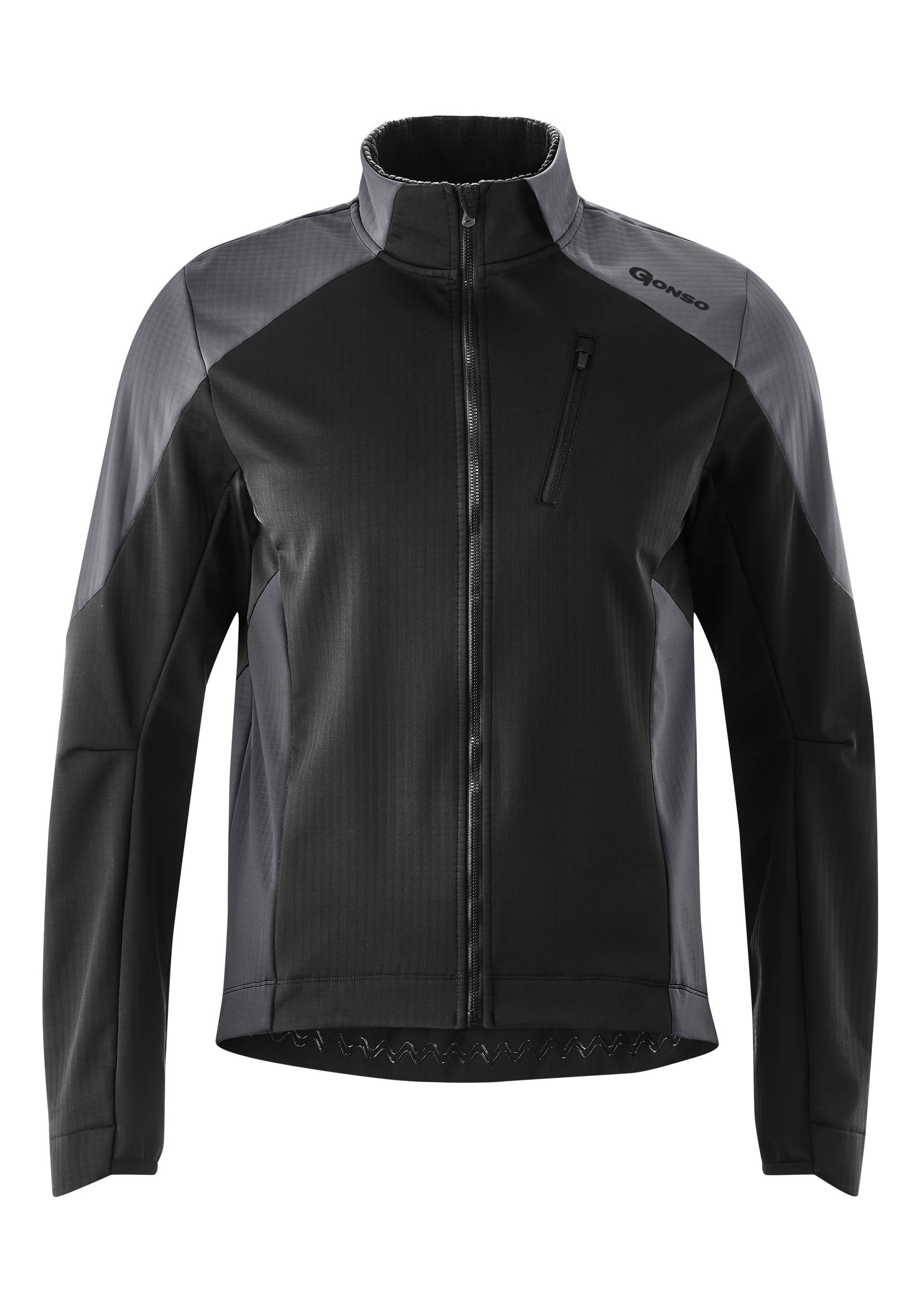 Gonso Fahrradjacke »TRAIL JACKET SOFTSHELL M«, Wasserabweisend, strapazierfähig, atmungsaktiv von Gonso