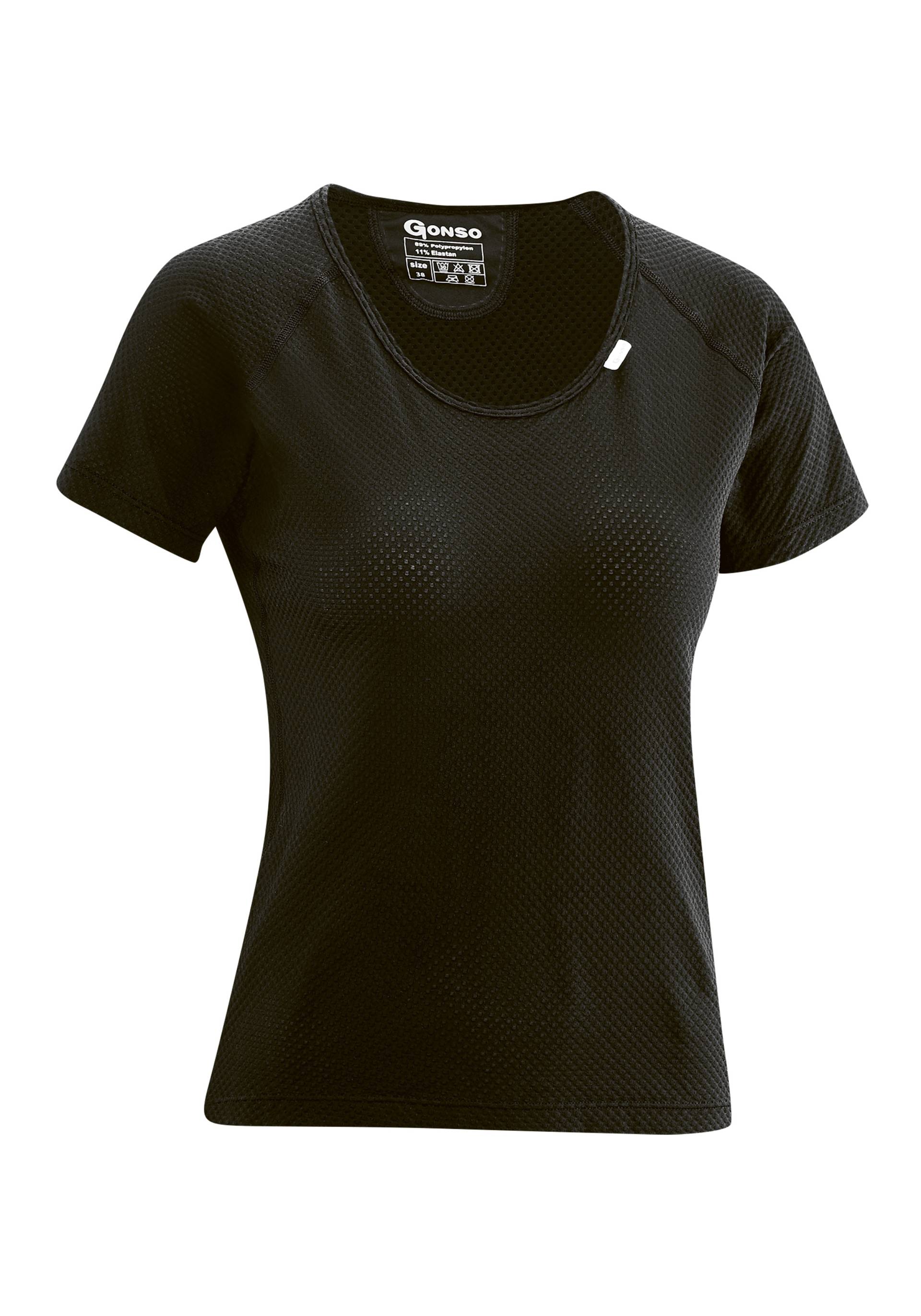 Gonso Funktionsshirt »Base Shirt W«, Damen Fahrrad-Unterhemd, elastisch und atmungsaktiv, Rundhals Radshirt Gonso Funktionsshirt »Base Shirt W«, Damen Fahrrad-Unterhemd, elastisch und atmungsaktiv, Rundhals Radshirt von Gonso