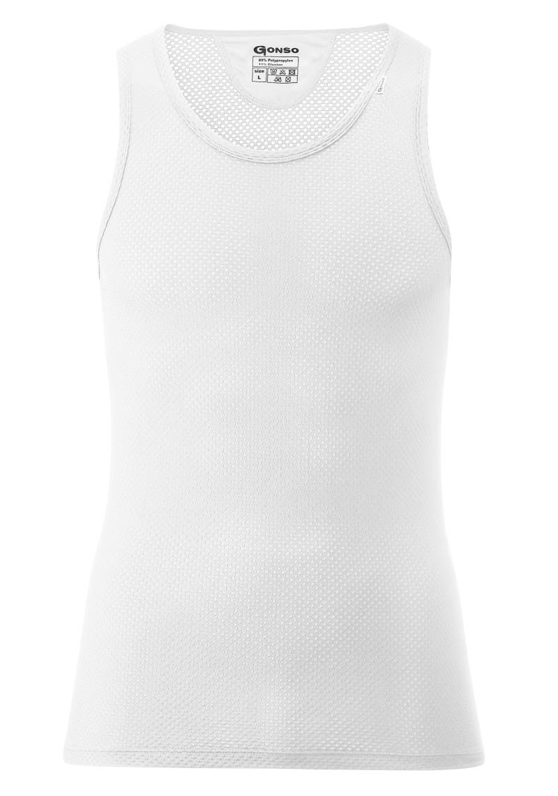 Gonso Funktionsshirt »Base Shirt Sleeveless M«, Herren Fahrrad-Unterhemd, elastisch und atmungsaktiv Rundhals Radshirt von Gonso