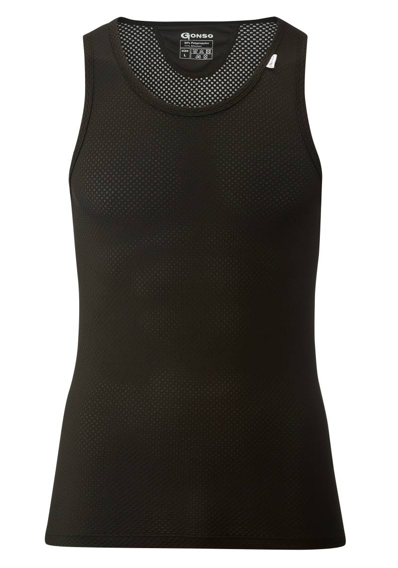 Gonso Funktionsshirt »Base Shirt Sleeveless M«, Herren Fahrrad-Unterhemd, elastisch und atmungsaktiv Rundhals Radshirt von Gonso