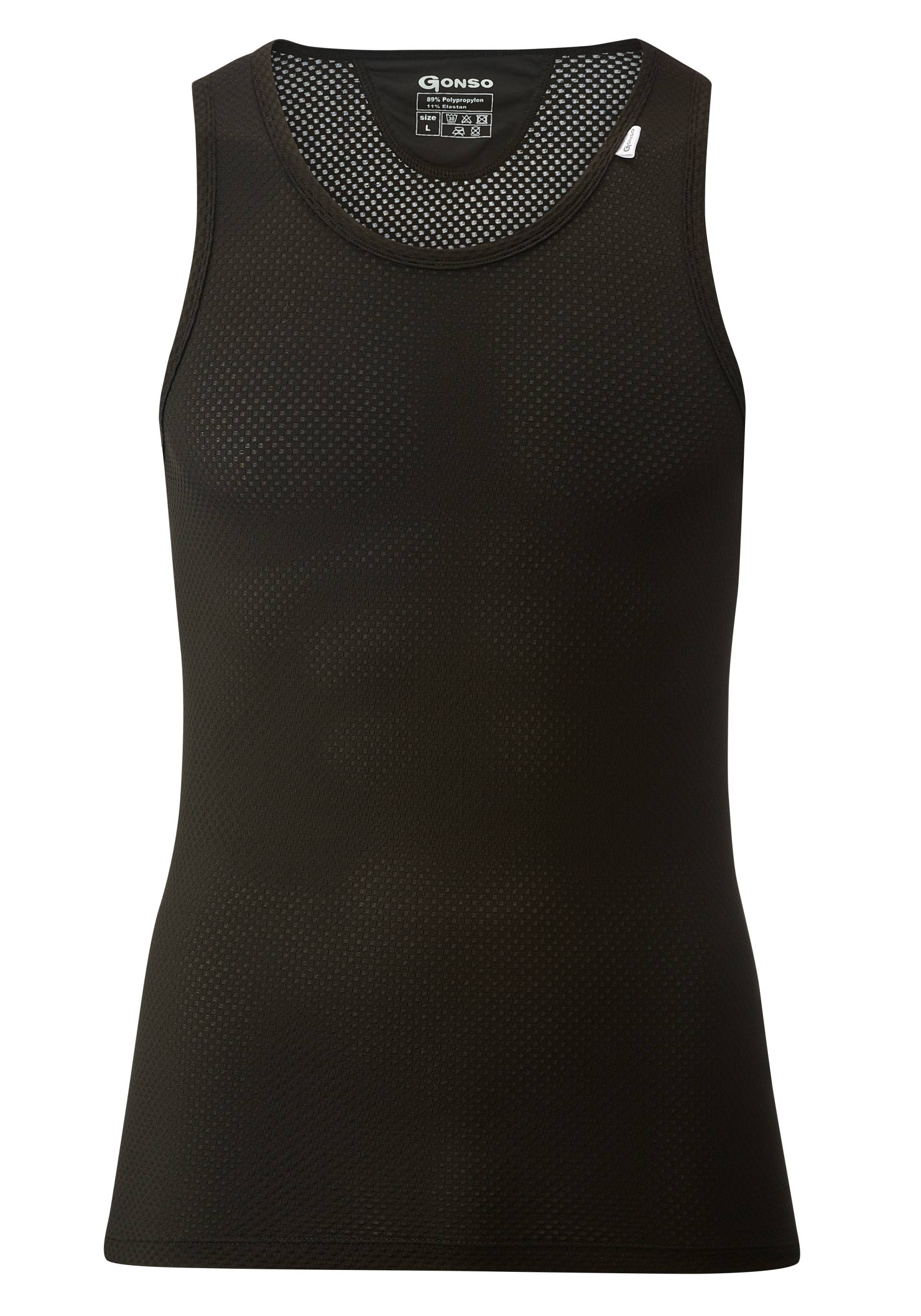 Gonso Funktionsshirt »Base Shirt Sleeveless M«, Herren Fahrrad-Unterhemd, elastisch und atmungsaktiv Rundhals Radshirt Gonso Funktionsshirt »Base Shirt Sleeveless M«, Herren Fahrrad-Unterhemd, elastisch und atmungsaktiv Rundhals Radshirt von Gonso