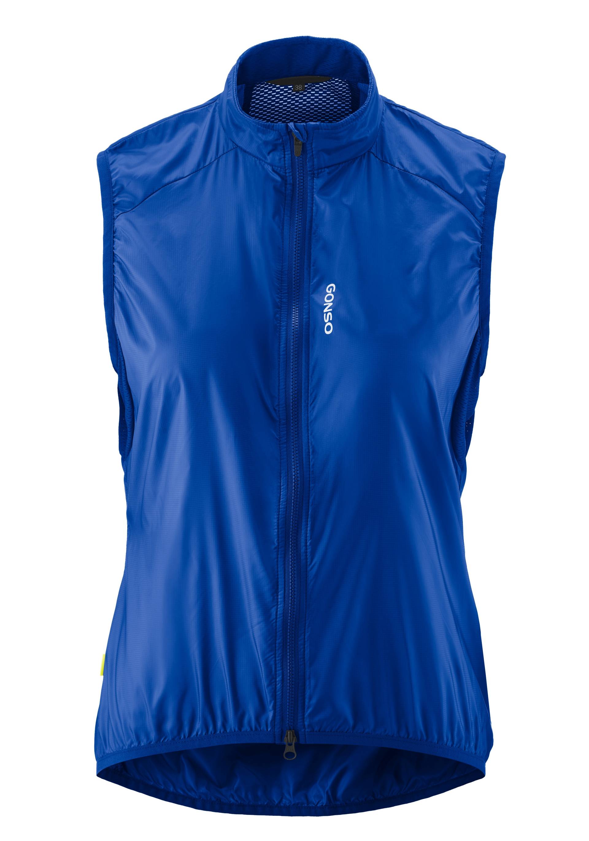 Gonso Funktionsweste »Road Vest Wind W«, Damen Weste, atmungsaktive Radweste, leichte Windweste, Tight Fit von Gonso