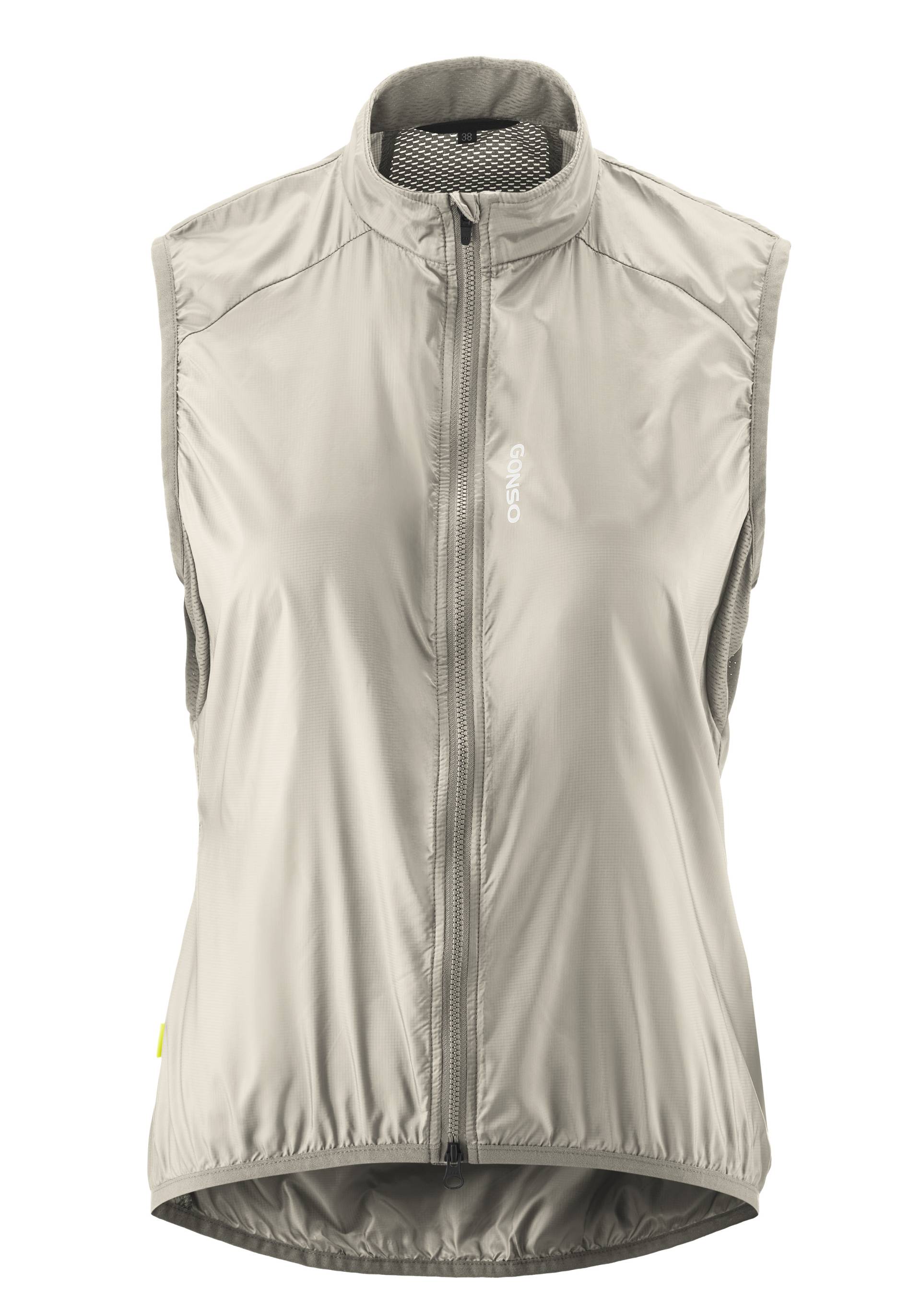 Gonso Funktionsweste »Road Vest Wind W«, Damen Weste, atmungsaktive Radweste, leichte Windweste, Tight Fit von Gonso