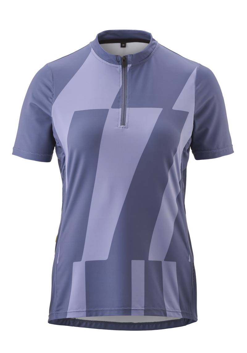 Gonso Radtrikot »Adventure Jersey Halfzip W«, Damen Fahrradtrikot kurzarm, Rückentasche mit RV, Quick-Dry, Slim Fit von Gonso