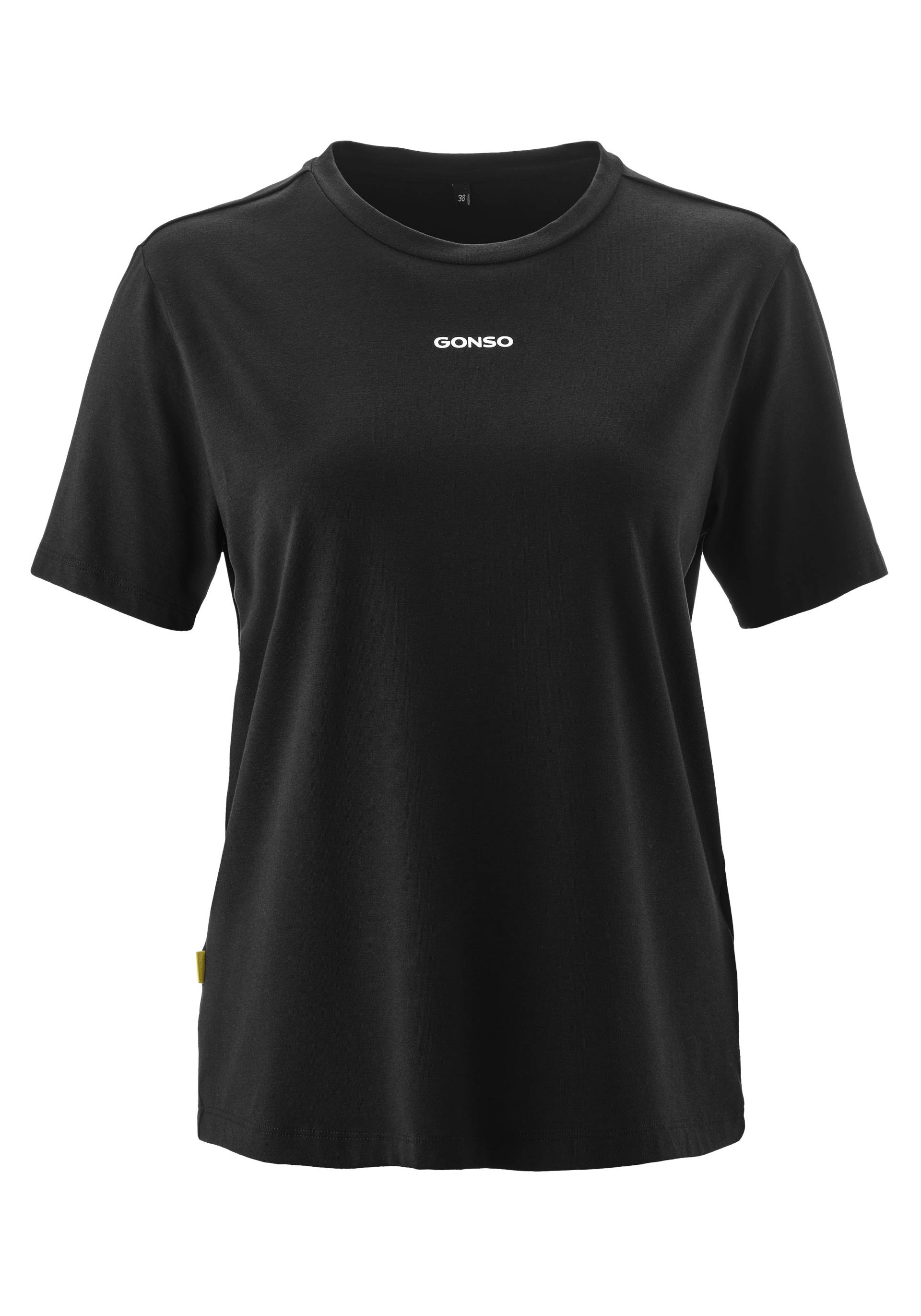 Gonso Rundhalsshirt »Off‑Bike T-Shirt W«, Damen T-Shirt mit Logo, Off-Bike Shirt, Körpernahe Passform Gonso Rundhalsshirt »Off‑Bike T-Shirt W«, Damen T-Shirt mit Logo, Off-Bike Shirt, Körpernahe Passform von Gonso