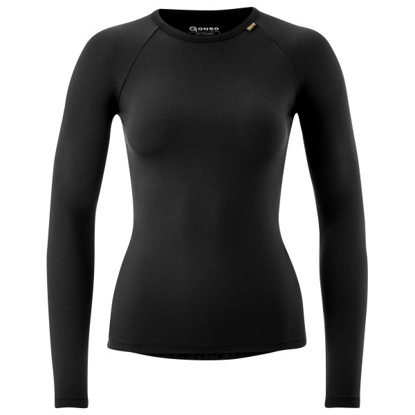 Gonso - Women's Essential U Shirt Longsleeve - Velounterhemd Gr 36;38;40;42;44;46;48;50;52 schwarz von Gonso