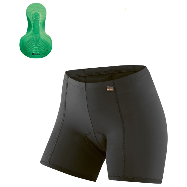 Gonso - Women's Sitivo Green Underwear - Velohose Gr 34;36;38;40;42;44;46;48;50;52 schwarz/grau von Gonso