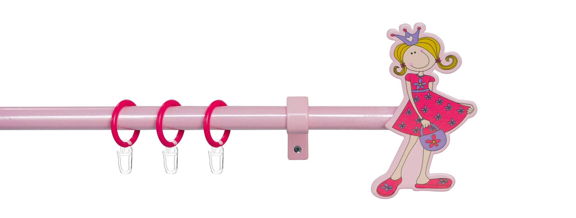 Good Life Gardinenstange »Prinzessin«, 1 läufig-läufig, ausziehbar, pink-rosé Good Life Gardinenstange »Prinzessin«, 1 läufig-läufig, ausziehbar, pink-rosé von Good Life