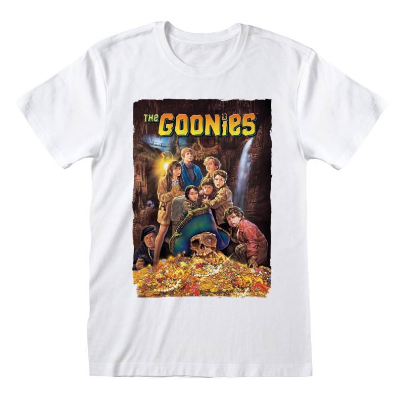 T-shirt Damen Weiss Bedruckt S von Goonies