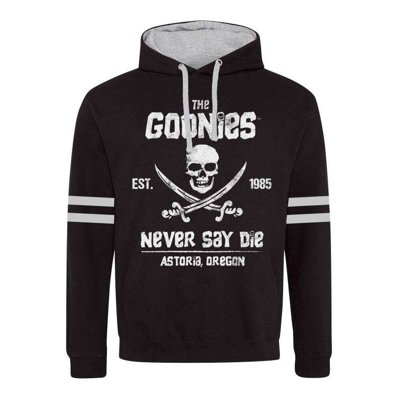 Never Say Die Kapuzenpullover Damen Schwarz L von Goonies