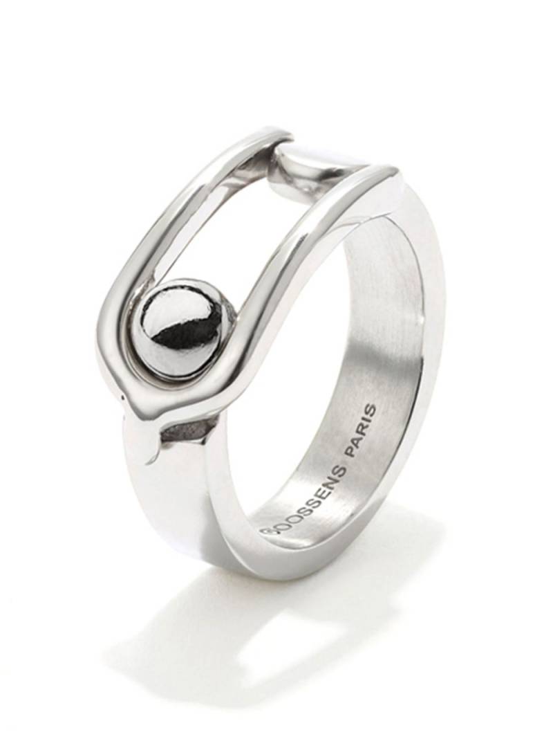 Goossens Boucle clasp ring - Silver von Goossens