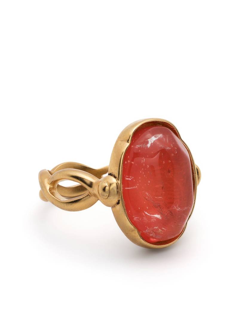 Goossens Cabochons oval ring - Gold von Goossens