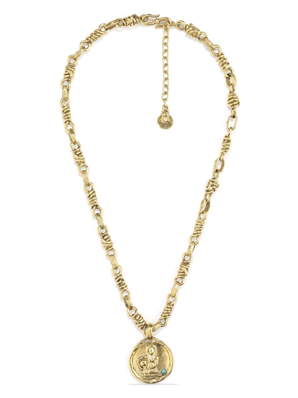 Goossens Talisman Aquarius medal necklace - Gold von Goossens