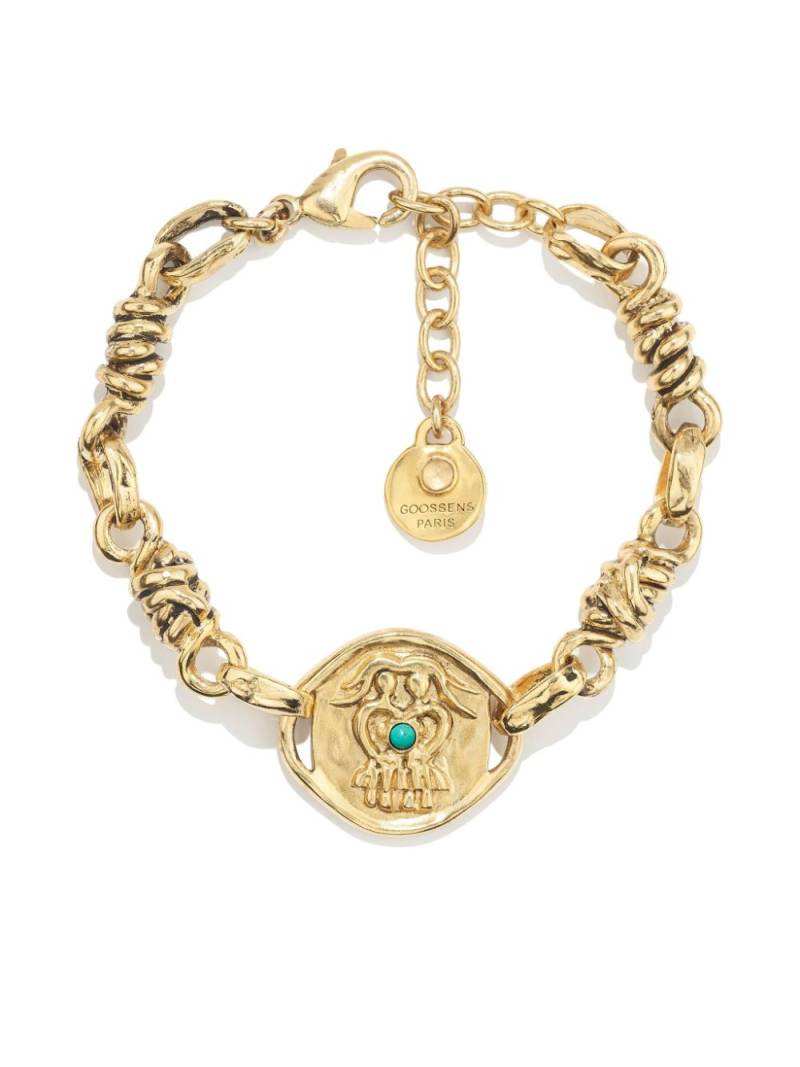 Goossens Talisman Astro Gemini spiral-chain bracelet - Gold von Goossens