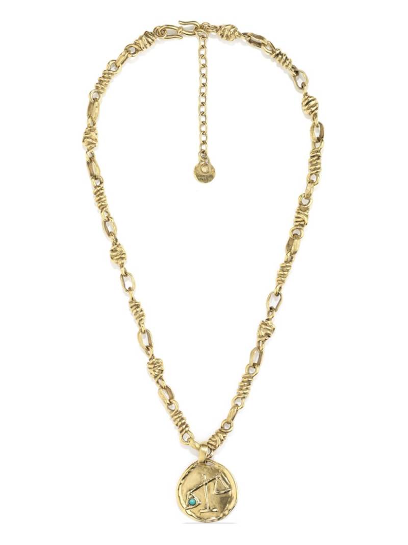 Goossens Talisman Libra medal necklace - Gold von Goossens