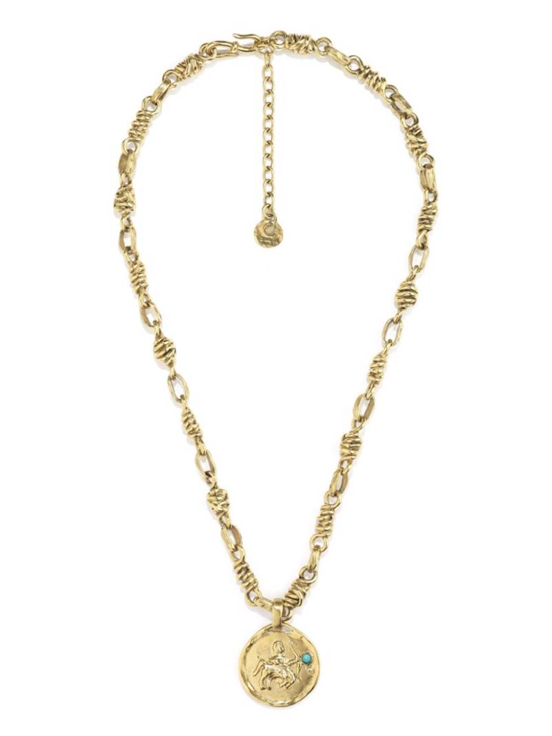 Goossens Talisman Sagittarius medal necklace - Gold von Goossens