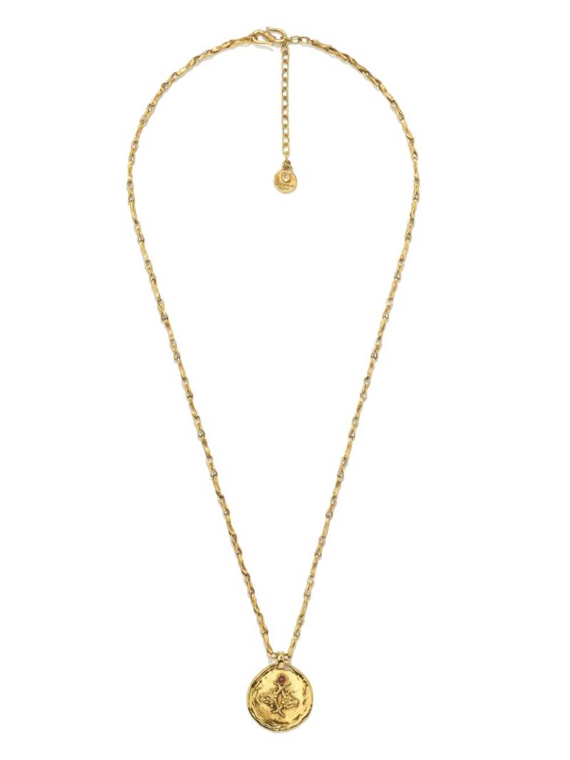 Goossens Talisman Taurus medal necklace - Gold von Goossens