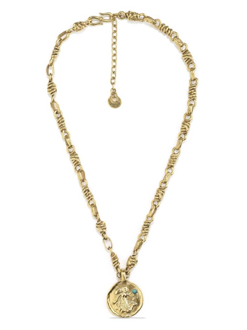 Goossens Talisman Virgo medal necklace - Gold von Goossens