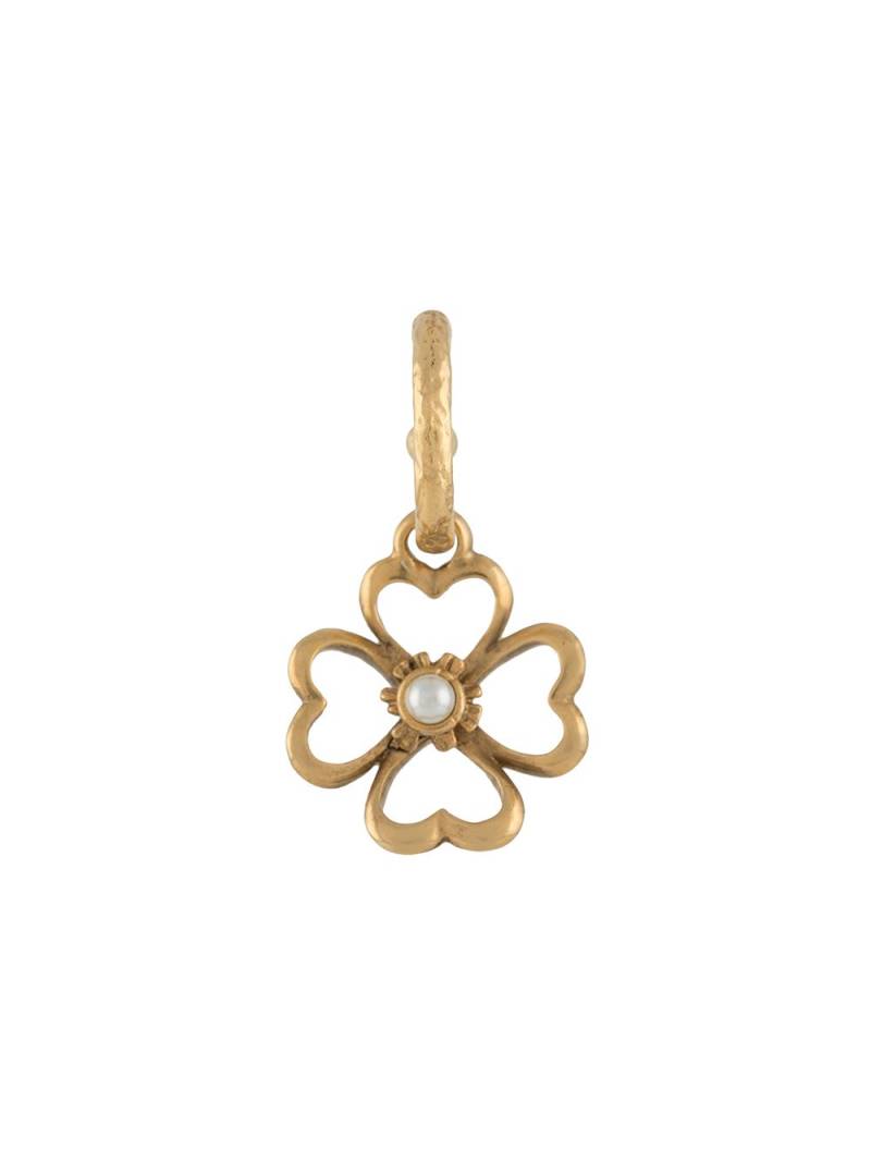 Goossens Talisman clover pearl earring - Gold von Goossens