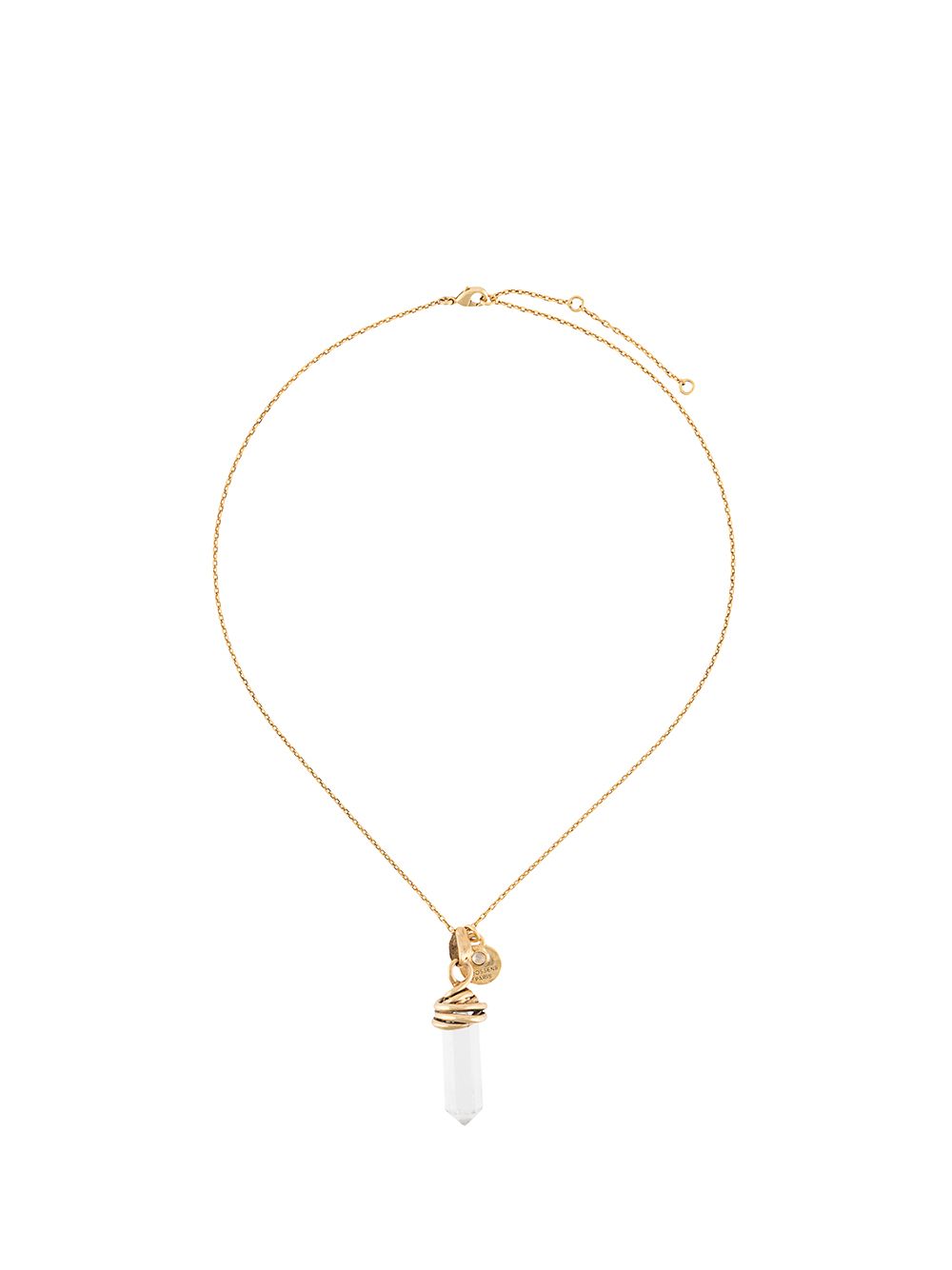 Goossens Talisman crystal necklace - Gold von Goossens