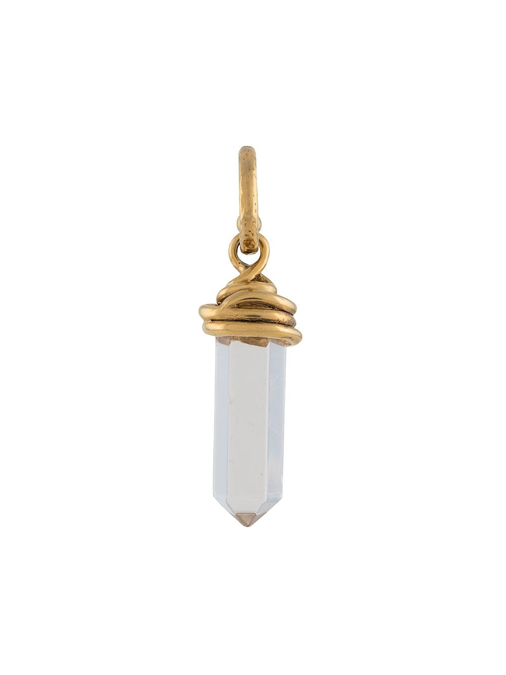 Goossens Talisman crystal single earring - Gold von Goossens
