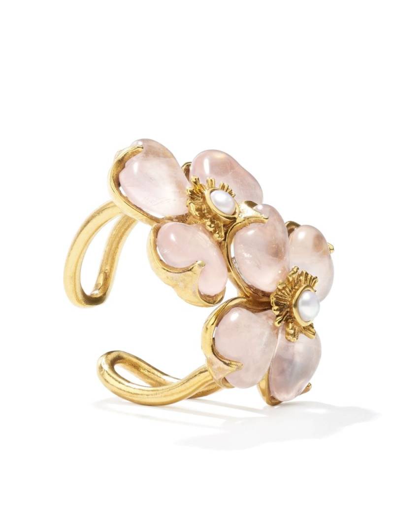 Goossens Toi & Moi Clover gold-plated ring von Goossens