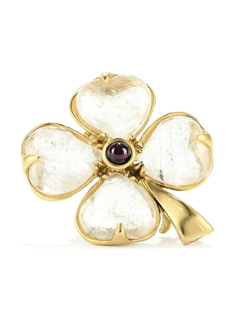 Goossens Trèfle brooch - Gold von Goossens