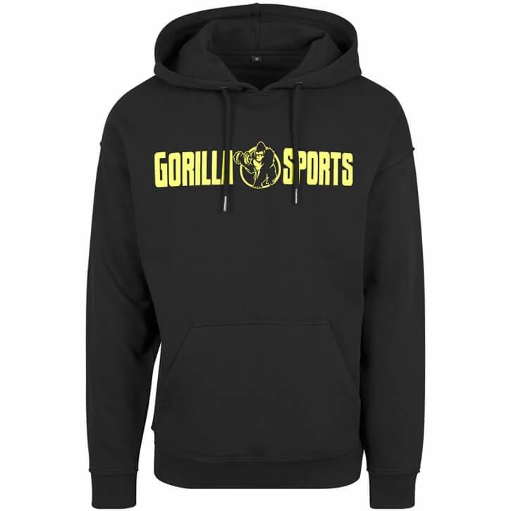 Hoody Damen Schwarz 3XL von Gorilla Sports