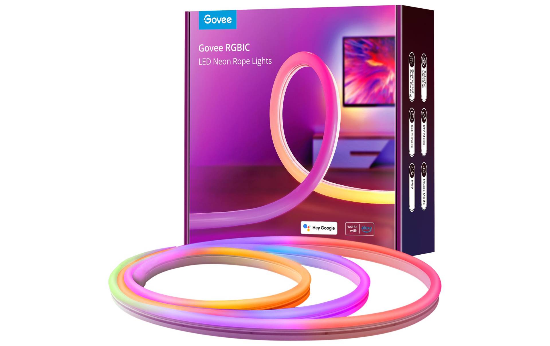 LED-Streifen »Govee Neon, 3 m, RGBIC« von Govee