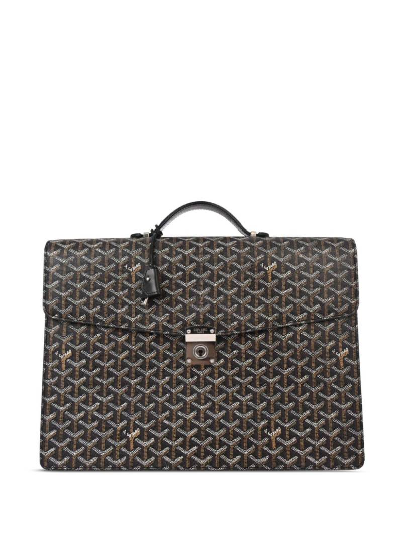 Goyard Pre-Owned 1990-2000s Chypre briefcase - Black von Goyard Pre-Owned