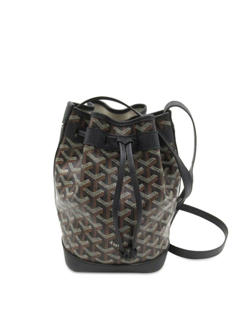 Goyard Pre-Owned 2010-present Goyardine Petit Flot bucket bag - Black von Goyard Pre-Owned