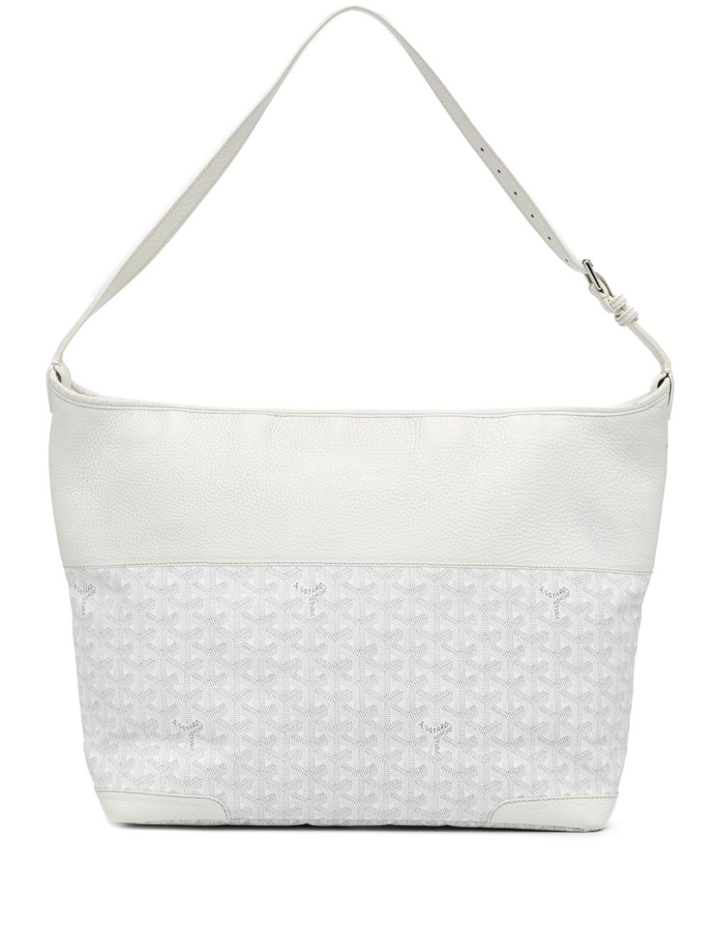 Goyard Pre-Owned 2013 Goyardine Grenadine hobo bag - White von Goyard Pre-Owned