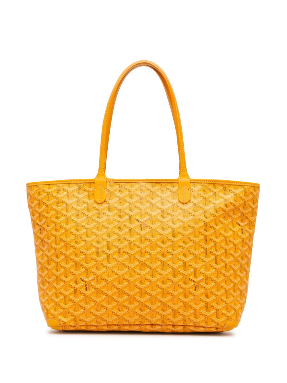 Goyard Pre-Owned 2017 Goyardine Artois PM tote bag - Yellow von Goyard Pre-Owned