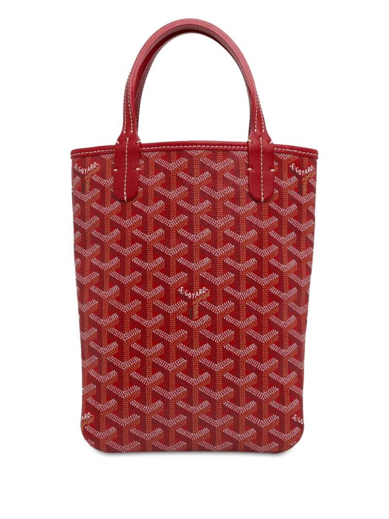 Goyard Pre-Owned 2017 Goyardine Poitiers tote bag - Red von Goyard Pre-Owned