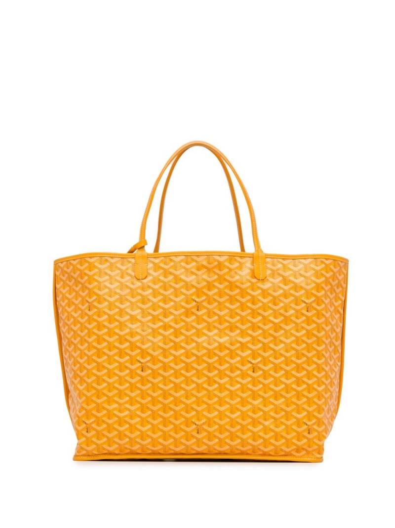 Goyard Pre-Owned 2017 Goyardine Reversible Anjou GM tote bag - Yellow von Goyard Pre-Owned