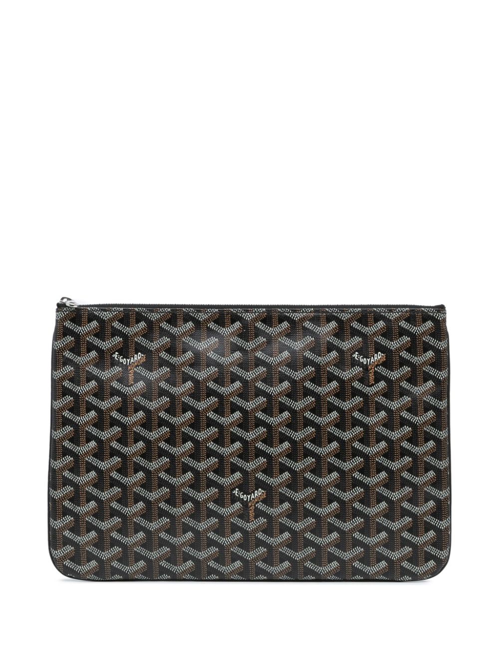 Goyard Pre-Owned 2017 Goyardine Senat MM clutch bag - Black von Goyard Pre-Owned