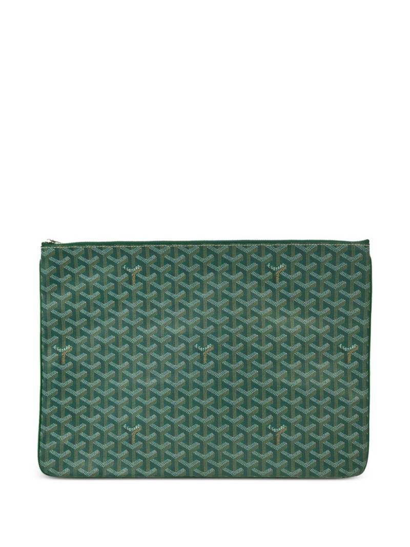 Goyard Pre-Owned 2017 Senat GM clutch bag - Green von Goyard Pre-Owned