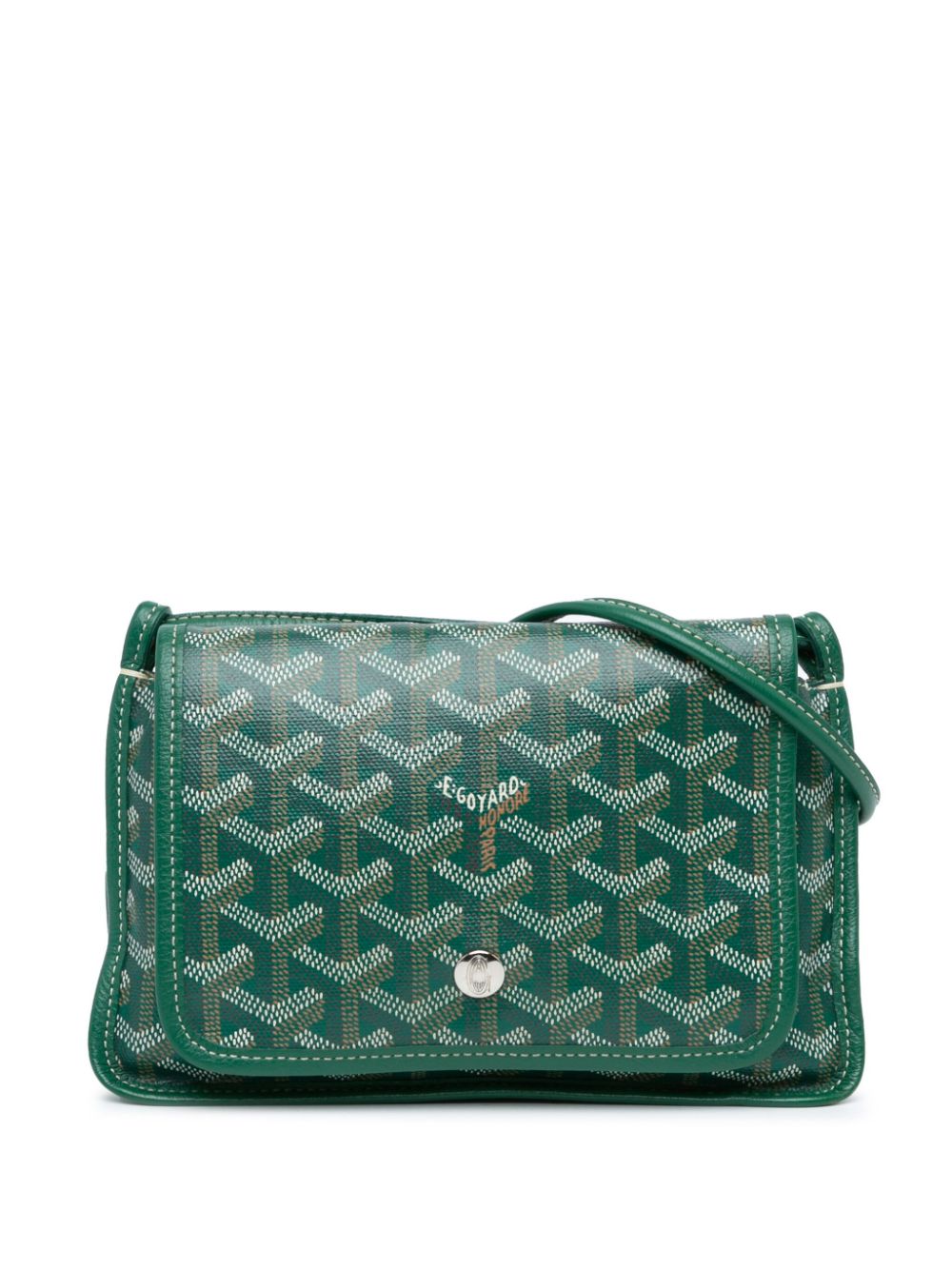 Goyard Pre-Owned 2018 Goyardine Plumet Pocket Wallet crossbody bag - Green von Goyard Pre-Owned