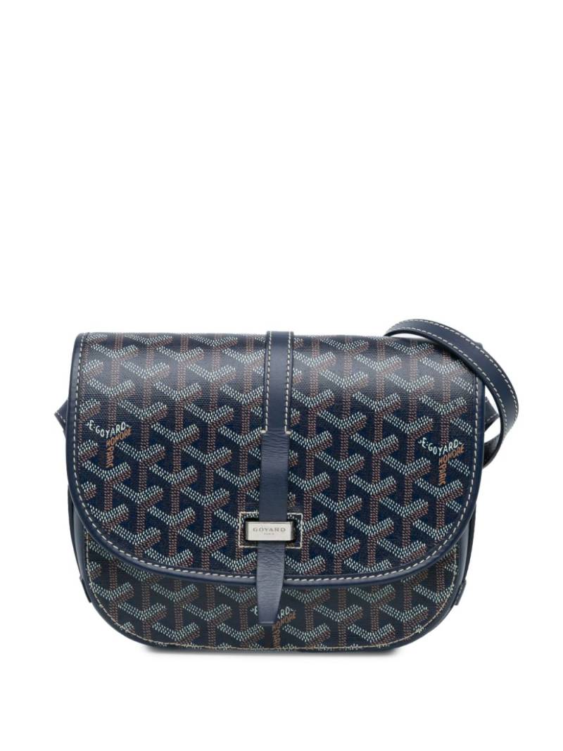 Goyard Pre-Owned 2019 Goyardine Belvedere PM crossbody bag - Blue von Goyard Pre-Owned