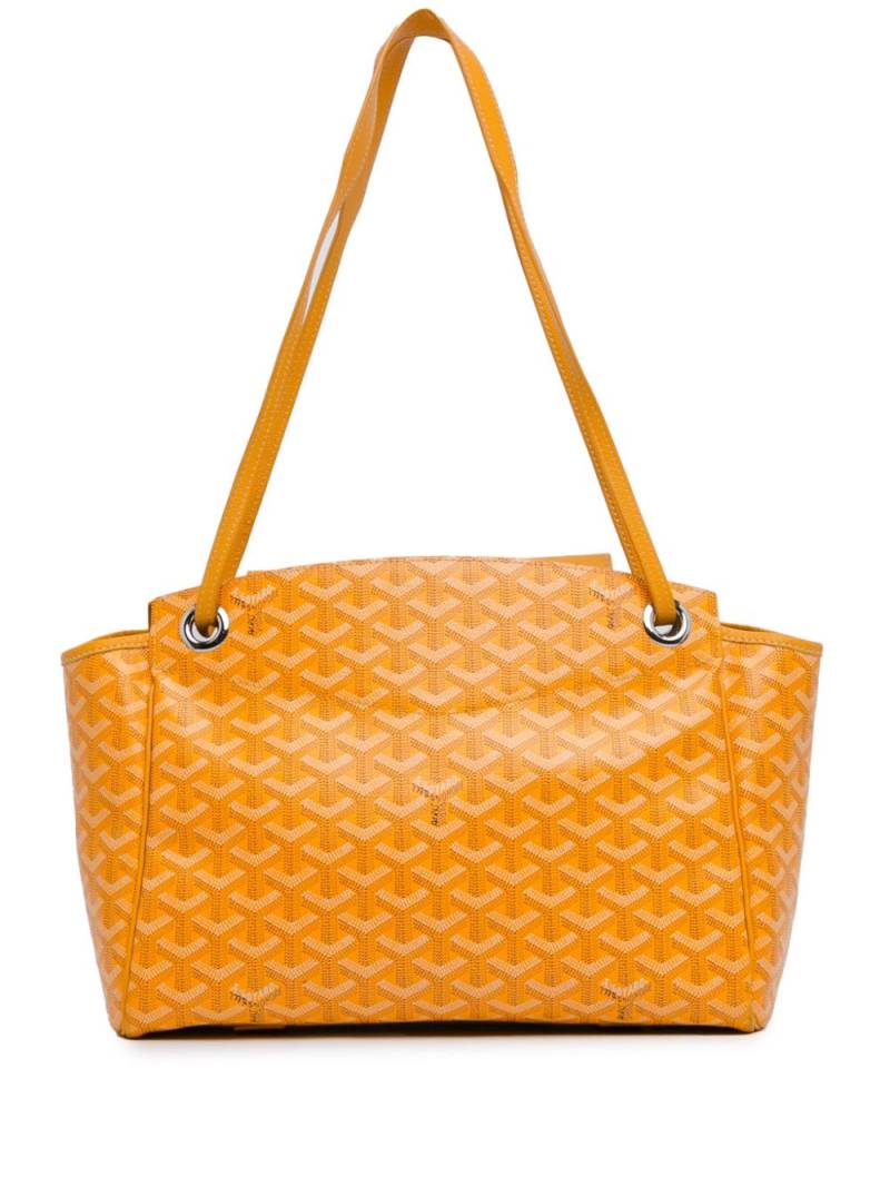 Goyard Pre-Owned 2019 Goyardine Rouette Souple PM shoulder bag - Yellow von Goyard Pre-Owned