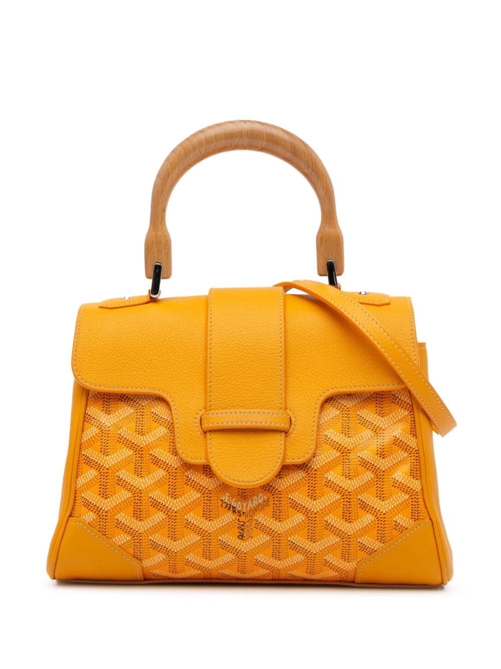 Goyard Pre-Owned 2019 Mini Goyardine Saigon Souple satchel - Yellow von Goyard Pre-Owned