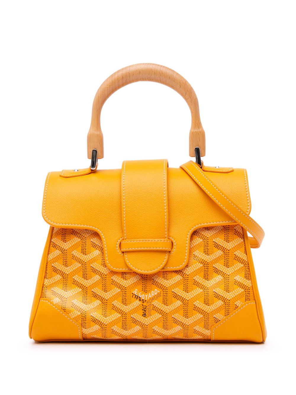 Goyard Pre-Owned 2019 Mini Goyardine Saigon Souple satchel - Yellow von Goyard Pre-Owned