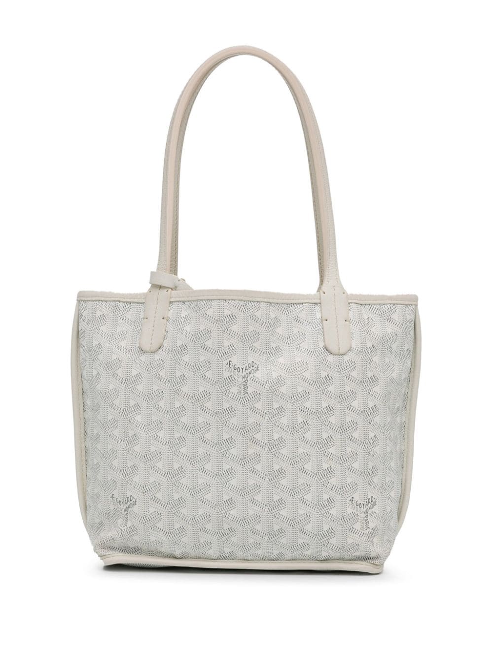 Goyard Pre-Owned 2020 Mini Goyardine Reversible Anjou tote bag - White von Goyard Pre-Owned