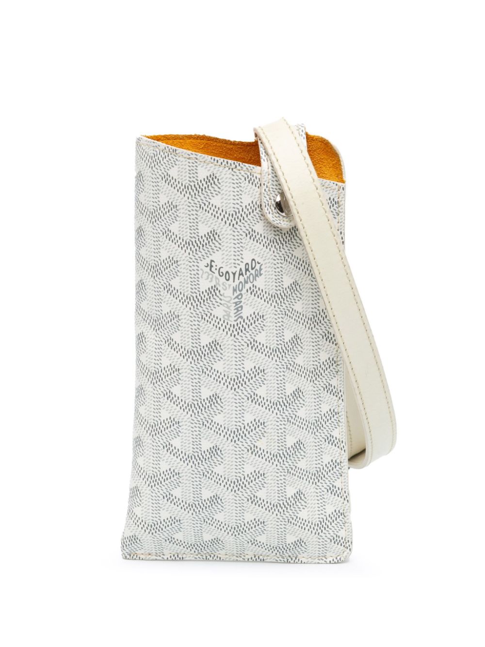 Goyard Pre-Owned 2021 Goyardine Montmartre Glasses Case GM - White von Goyard Pre-Owned