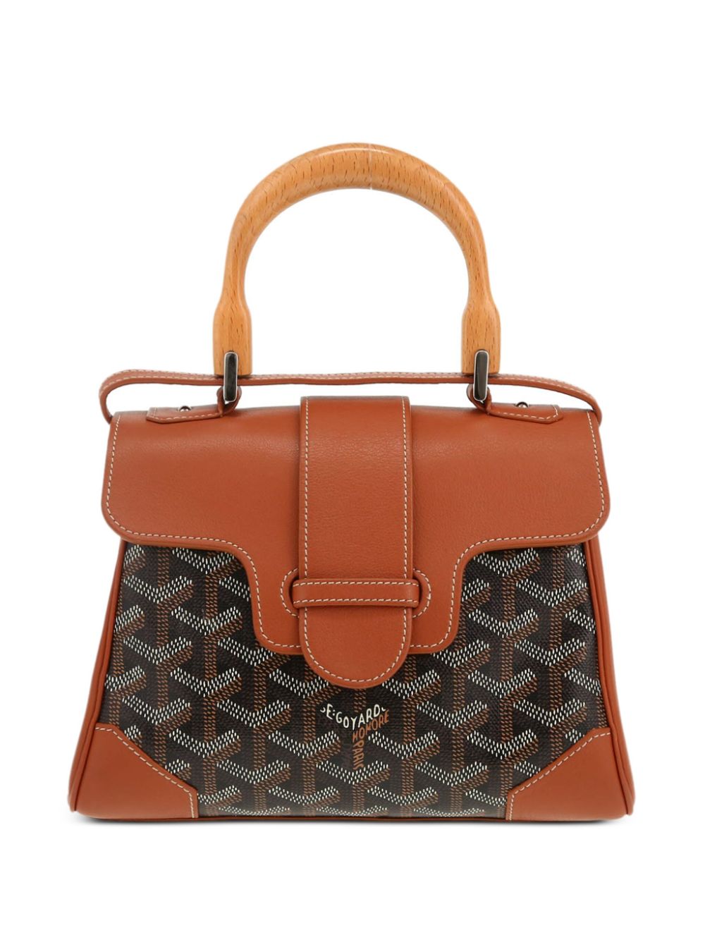 Goyard Pre-Owned mini Saigon two-way handbag - Brown von Goyard Pre-Owned