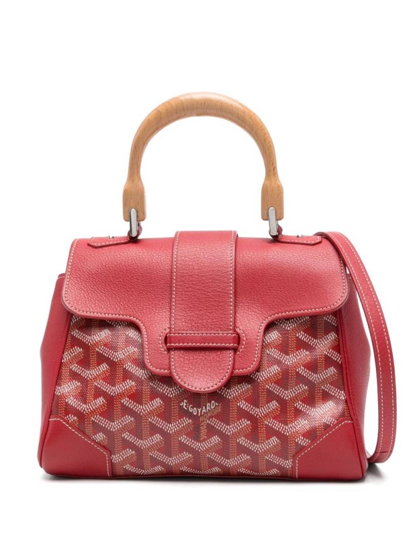 Goyard Pre-Owned mini Soft Saïgon tote bag - Red von Goyard Pre-Owned