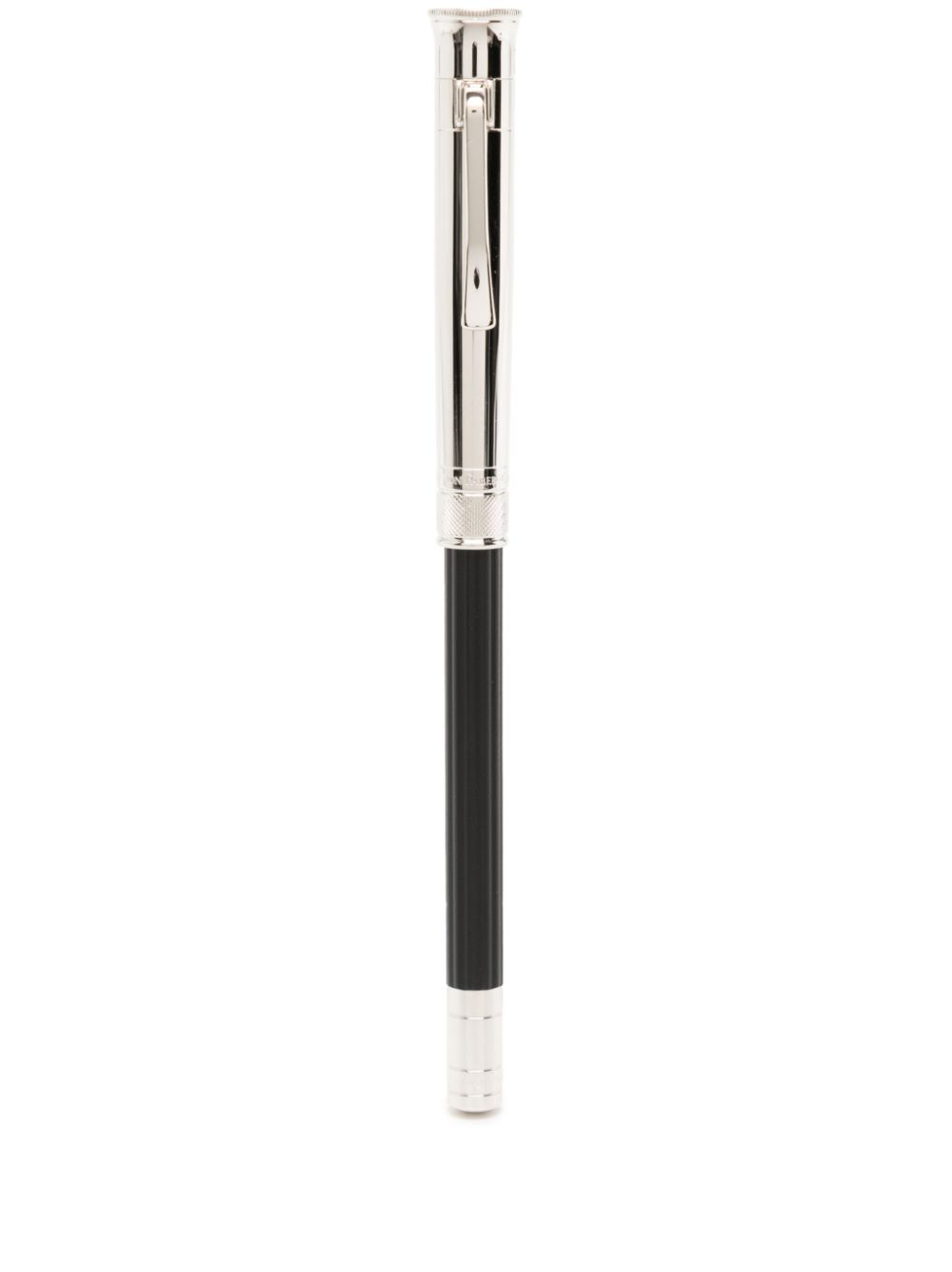 Graf von Faber-Castell Perfect B-lead ribbed pencil - Silver von Graf von Faber-Castell